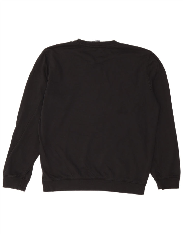 Champion Mens Graphic Sweatshirt Jumper Large Black