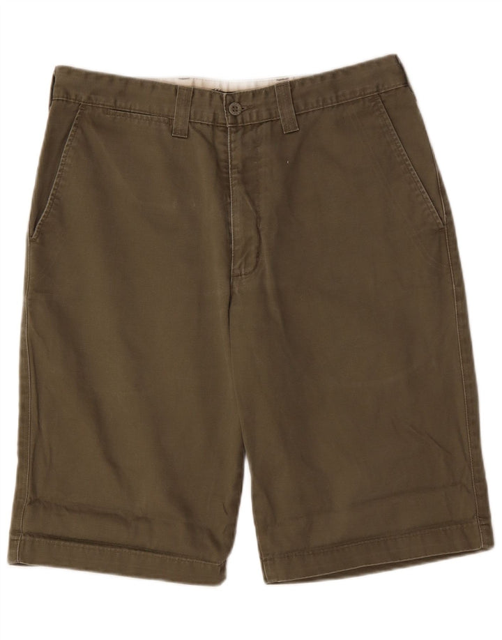 DOCKERS Mens Khakis Chino Shorts W31 Medium Khaki Cotton