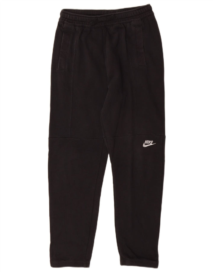 NIKE Girls Tracksuit Trousers 13-14 Years XL Black Cotton