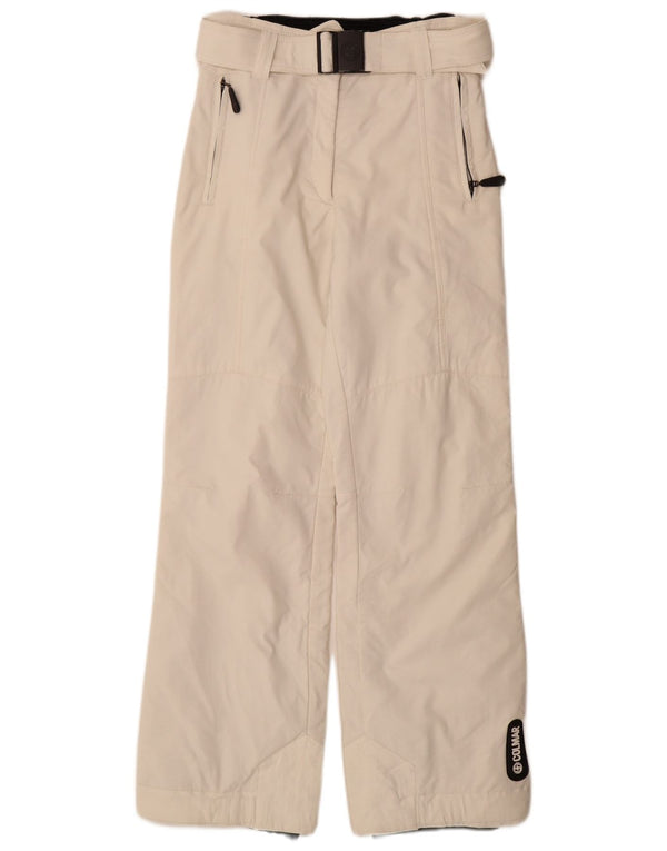 COLMAR Womens Ski Trousers EU 42 Large  White Polyamide