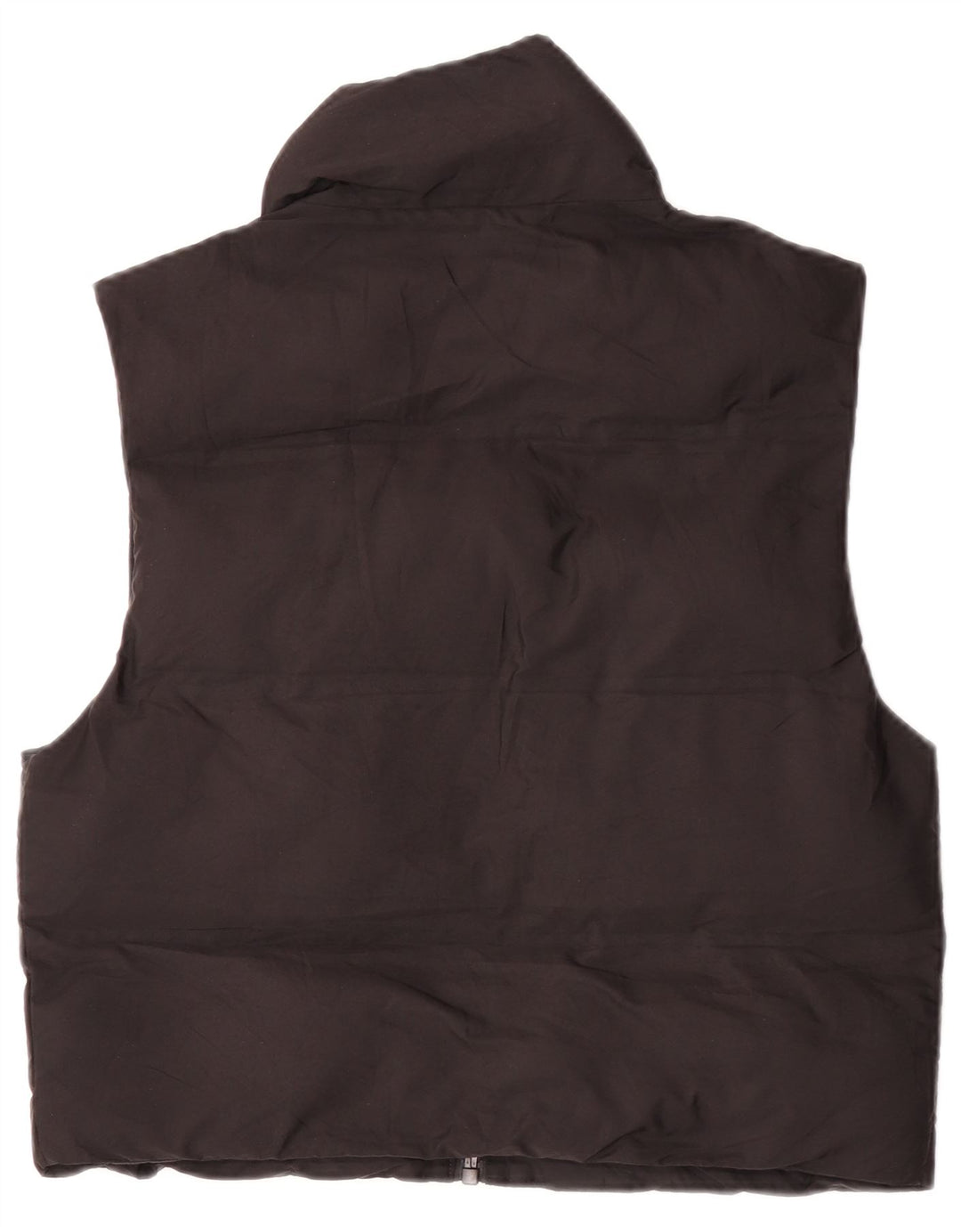 Zara Womens Oversized Padded Gilet UK 6 XS Black Polyester