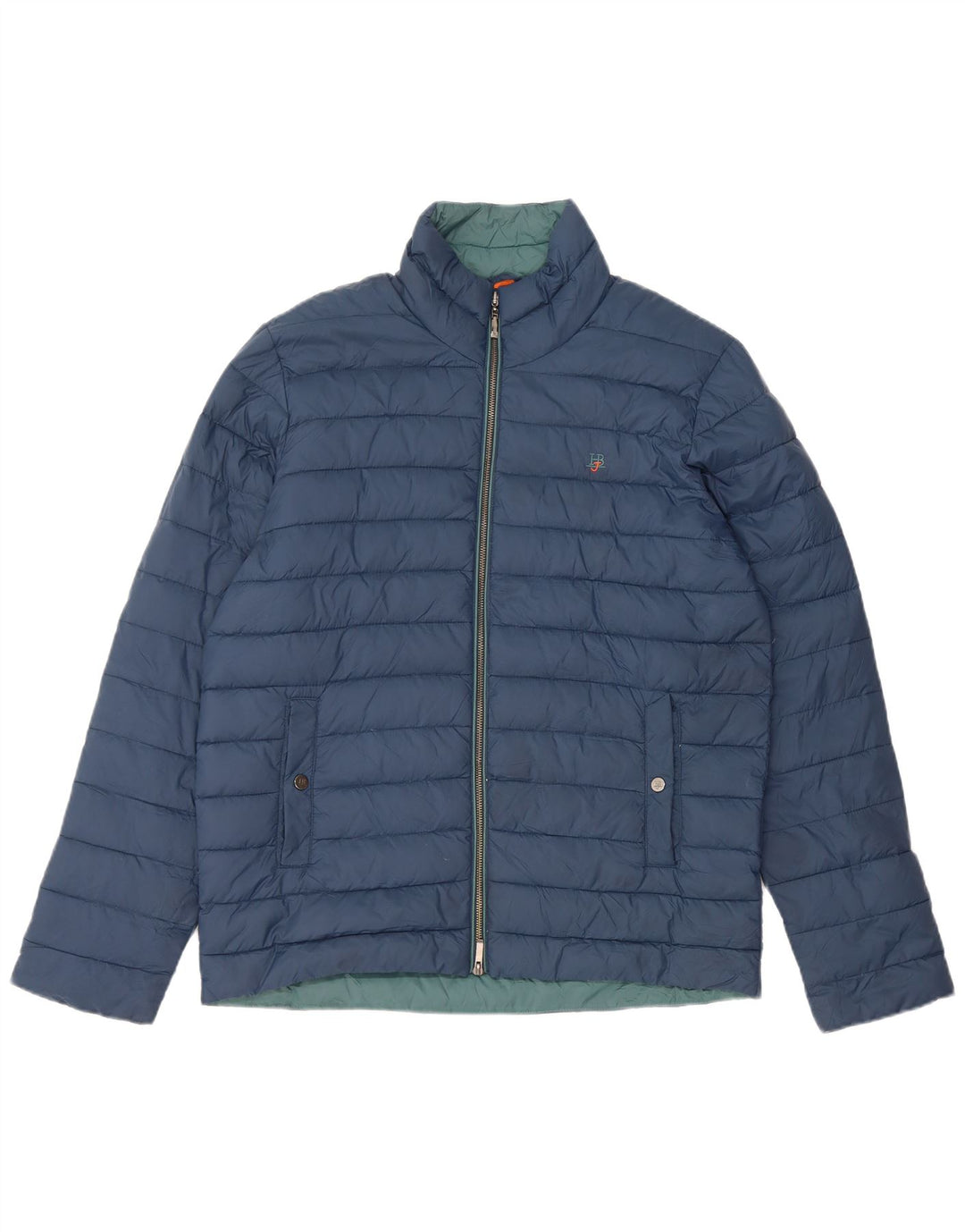 Harmont & Blaine Mens Padded Jacket UK 38 Medium Blue Nylon