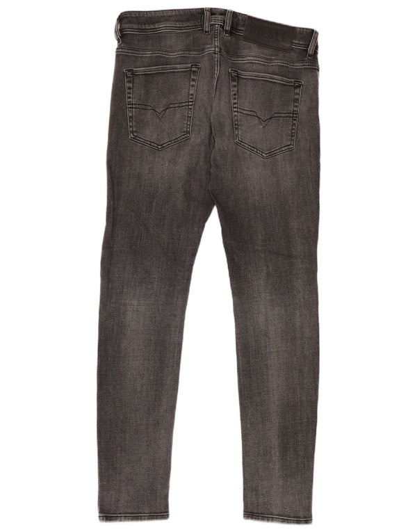Diesel Mens Skinny Jeans W30 L30 Grey Cotton