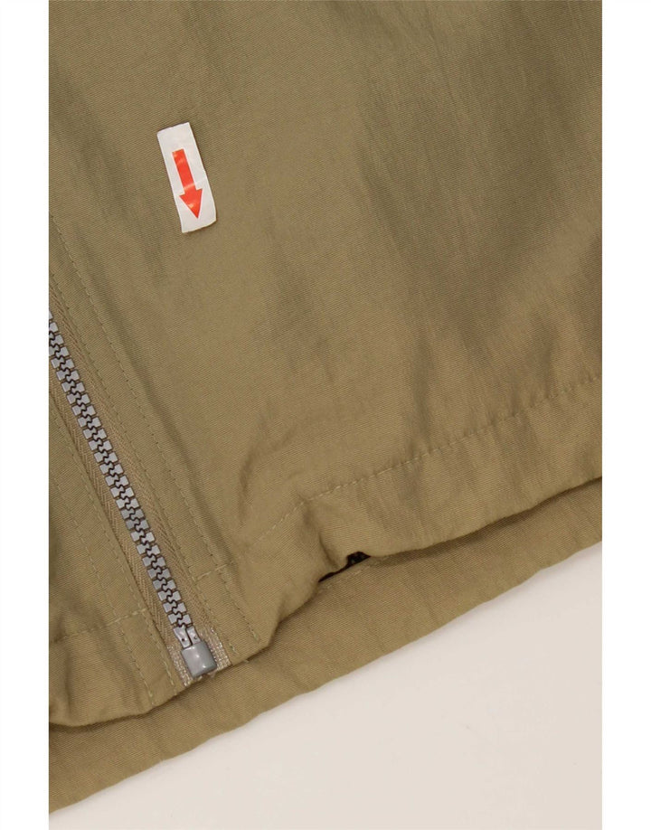 Diadora Mens Rain Jacket UK 42 XL Khaki Polyester
