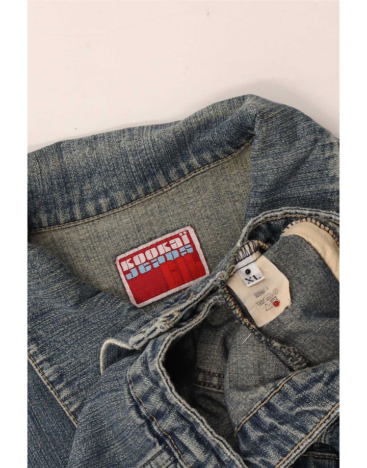 Kookai Boys Denim Jacket 11-12 Years XL Blue Cotton
