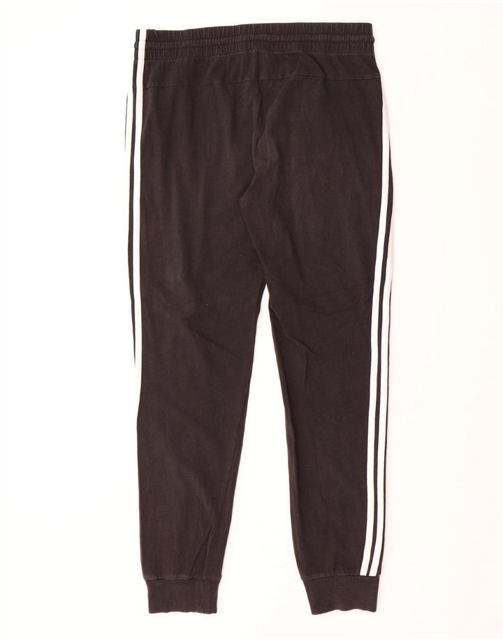 ADIDAS Womens Tracksuit Trousers Joggers UK 12/14 Medium Black