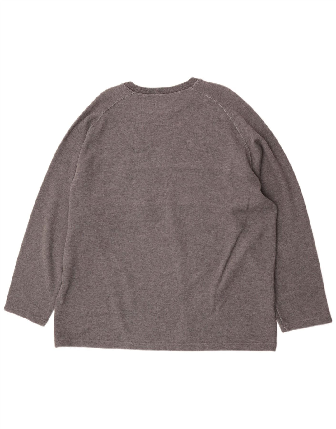 Marks & Spencer Mens Blue Harbour Top Long Sleeve 2XL Grey Colourblock