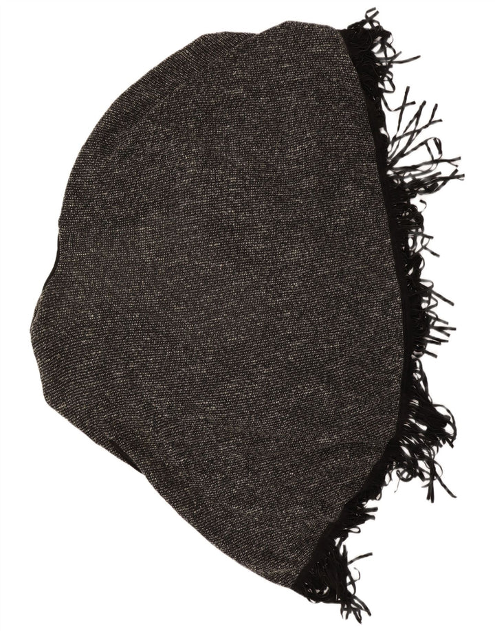 Vintage Womens Poncho Cardigan Sweater UK 22 3XL Grey