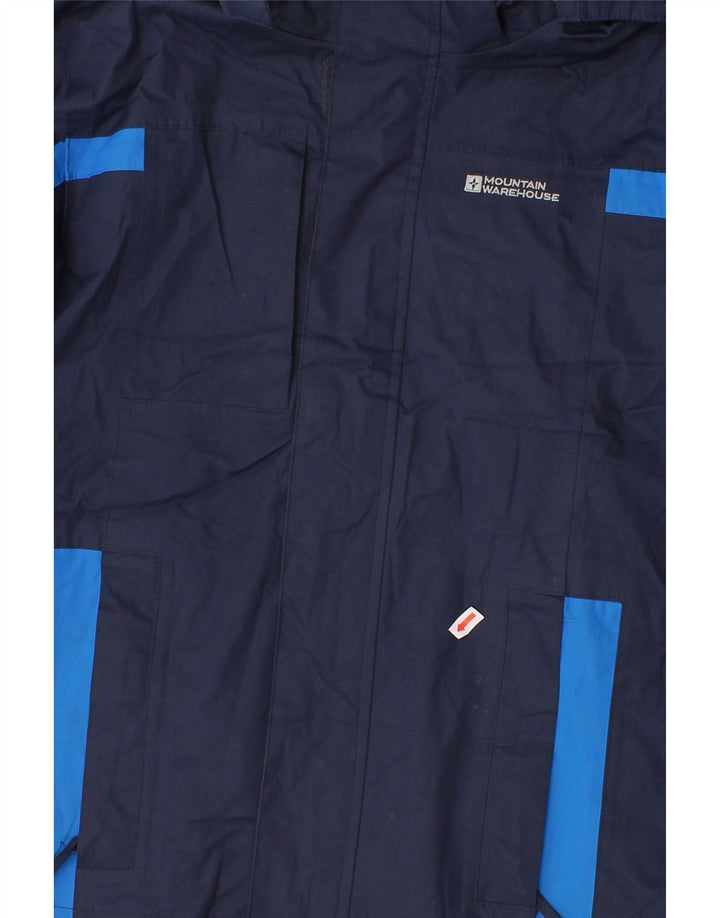 MOUNTAIN WAREHOUSE Boys Windbreaker Jacket 11-12 Years Navy Blue Vintage Mountain Warehouse and Second-Hand Mountain Warehouse from Messina Hembry 