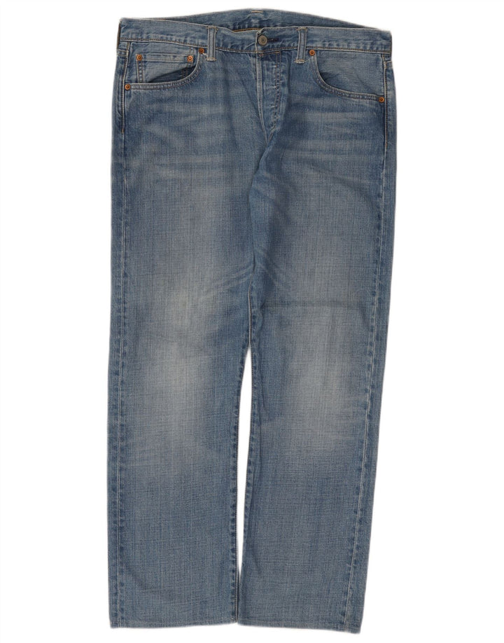 Levi's Mens 501 Straight Jeans W34 L29 Blue Cotton
