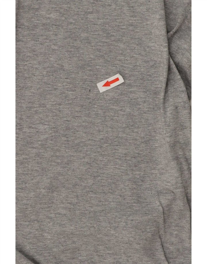 Adidas Mens T-Shirt Top Small Grey Cotton