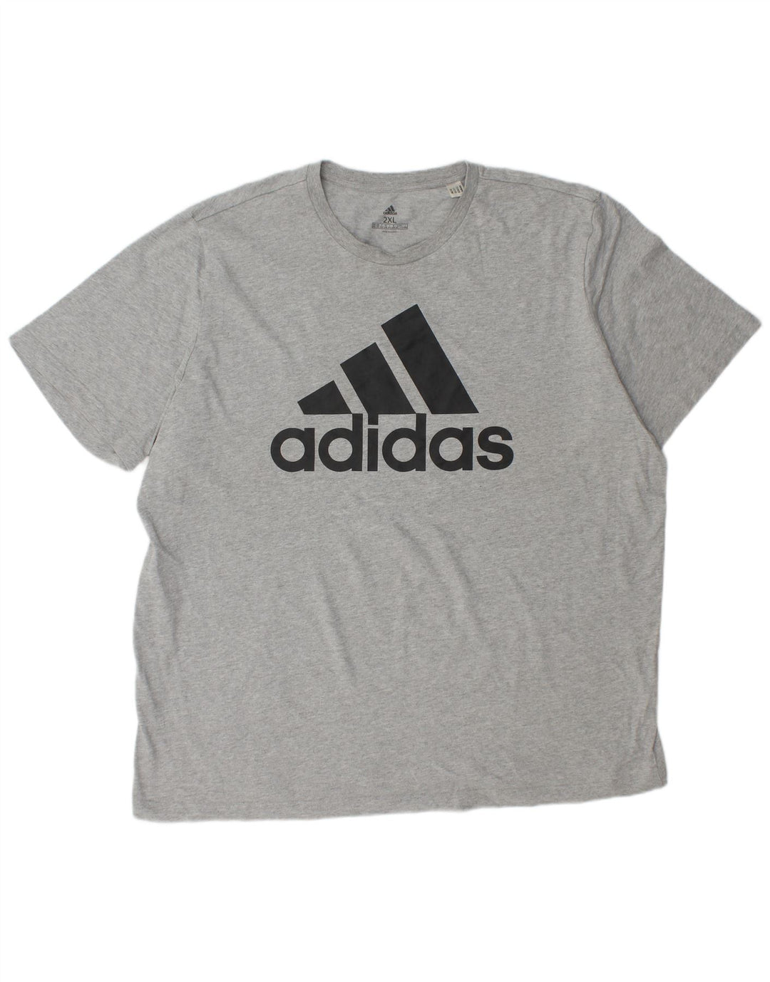 ADIDAS Mens Graphic T-Shirt Top 2XL Grey