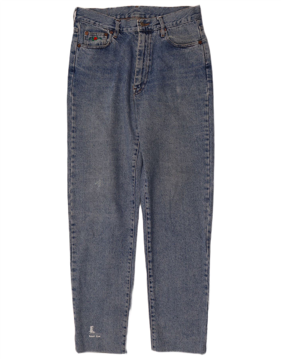 EL CHARRO Mens Tapered Jeans W33 L31 Blue Cotton