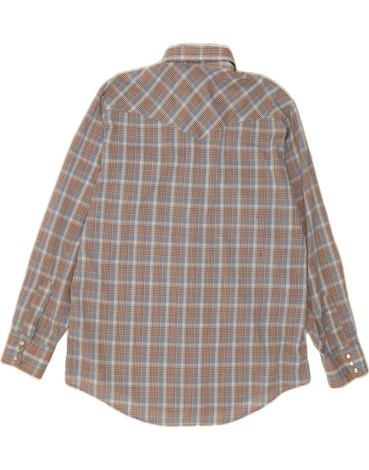 LEE Mens Shirt Large Blue Check Vintage Lee and Second-Hand Lee from Messina Hembry 