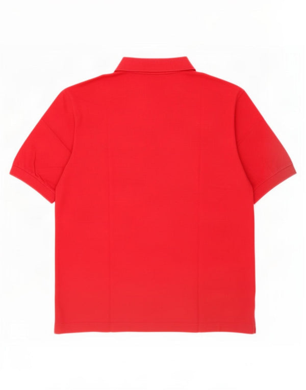 Sergio Tacchini Mens Polo Shirt 2XL Red Cotton
