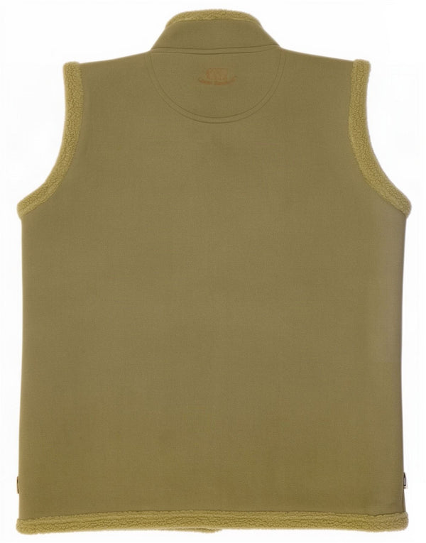 Clever Shepherd Womens Sherpa Gilet UK 14/16 Medium Khaki Polyester