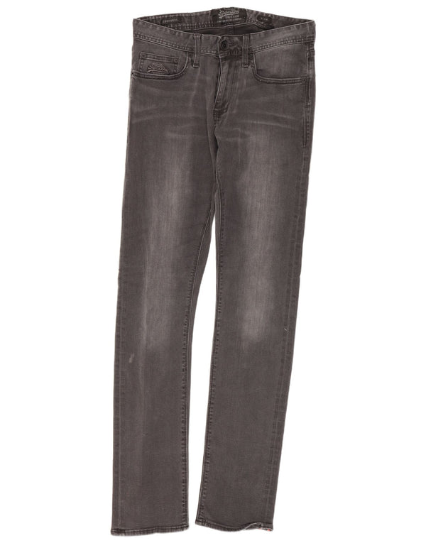 Superdry Mens Slim Jeans W29 L32 Grey Cotton