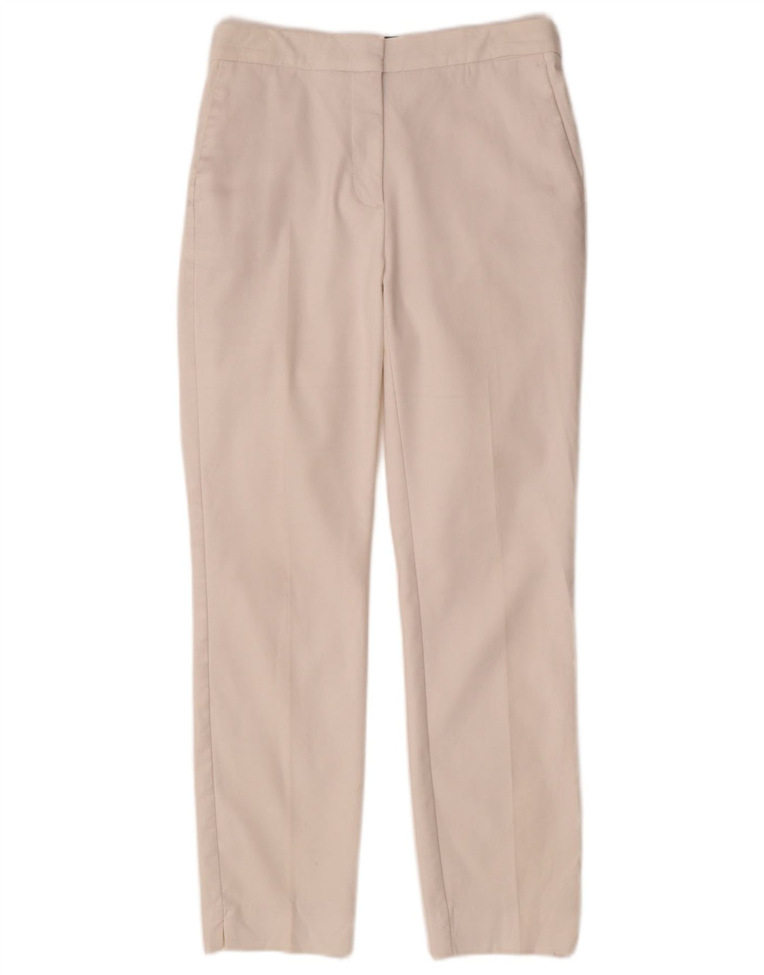 ZARA Womens Straight Chino Trousers Medium W28 L27 White