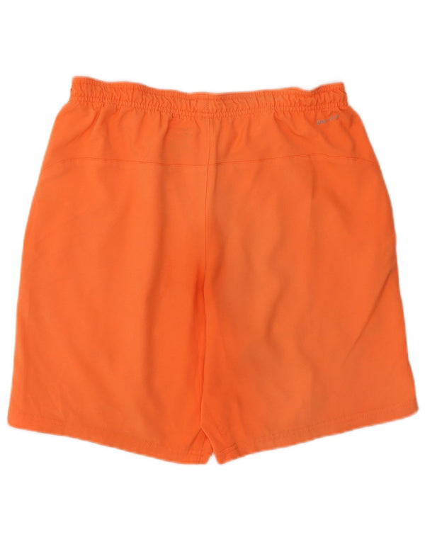 Nike Mens Dri Fit Sport Shorts Small  Orange Polyester