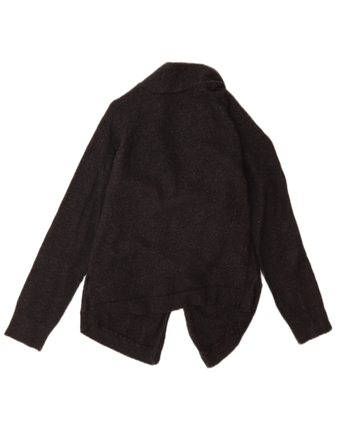 Eddie Bauer Girls Cardigan Sweater 11-12 Years Large Black Wool