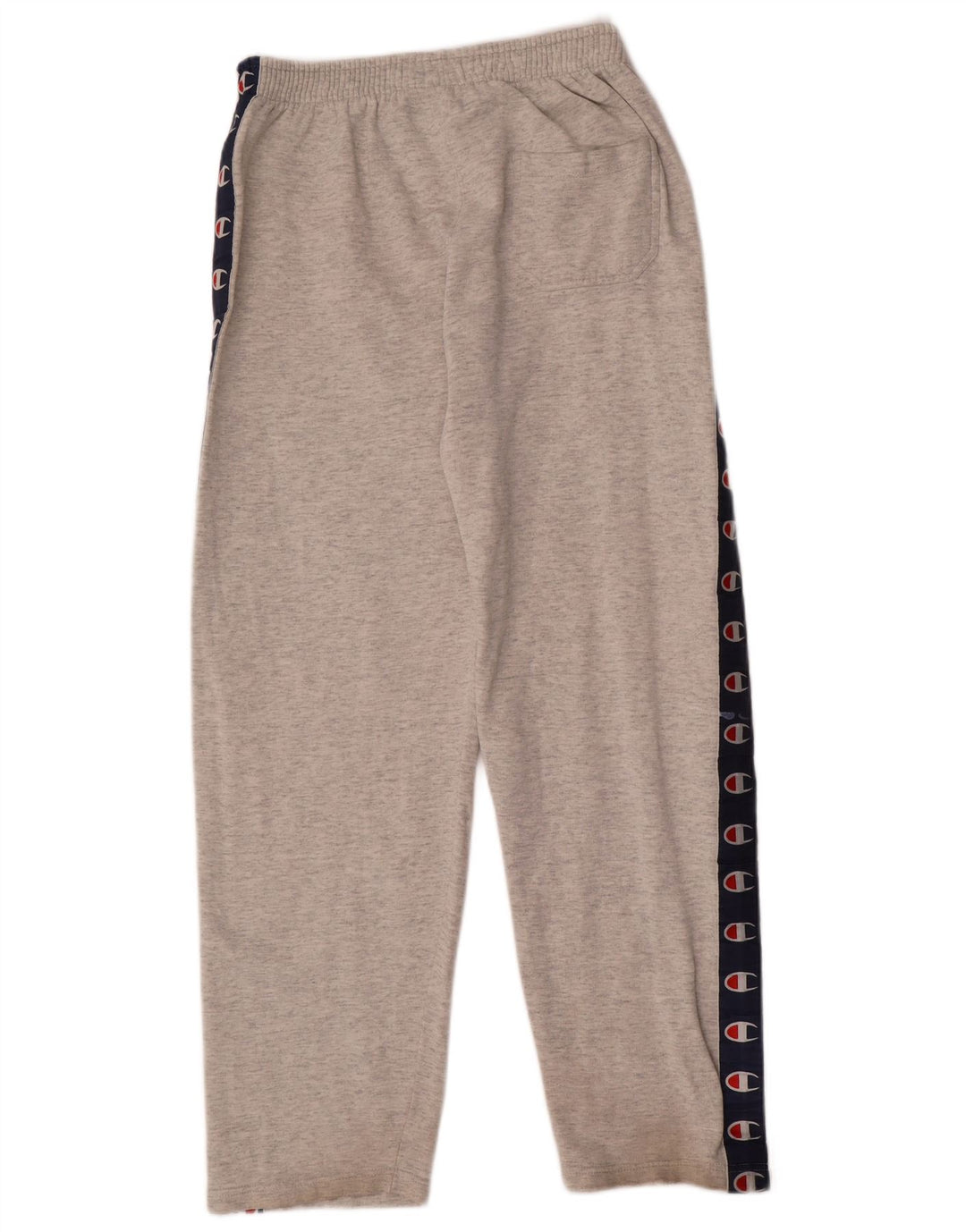 Champion Mens Graphic Tracksuit Trousers Medium  Grey Colourblock Cotton
