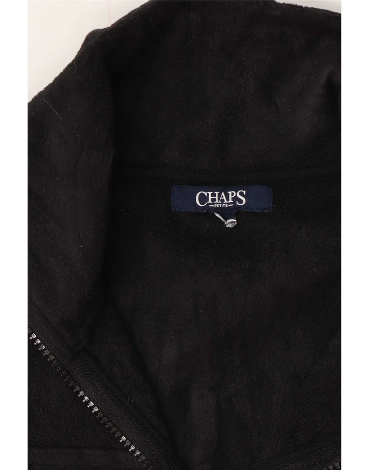 Chaps Womens Fleece Gilet UK 14 Medium Black