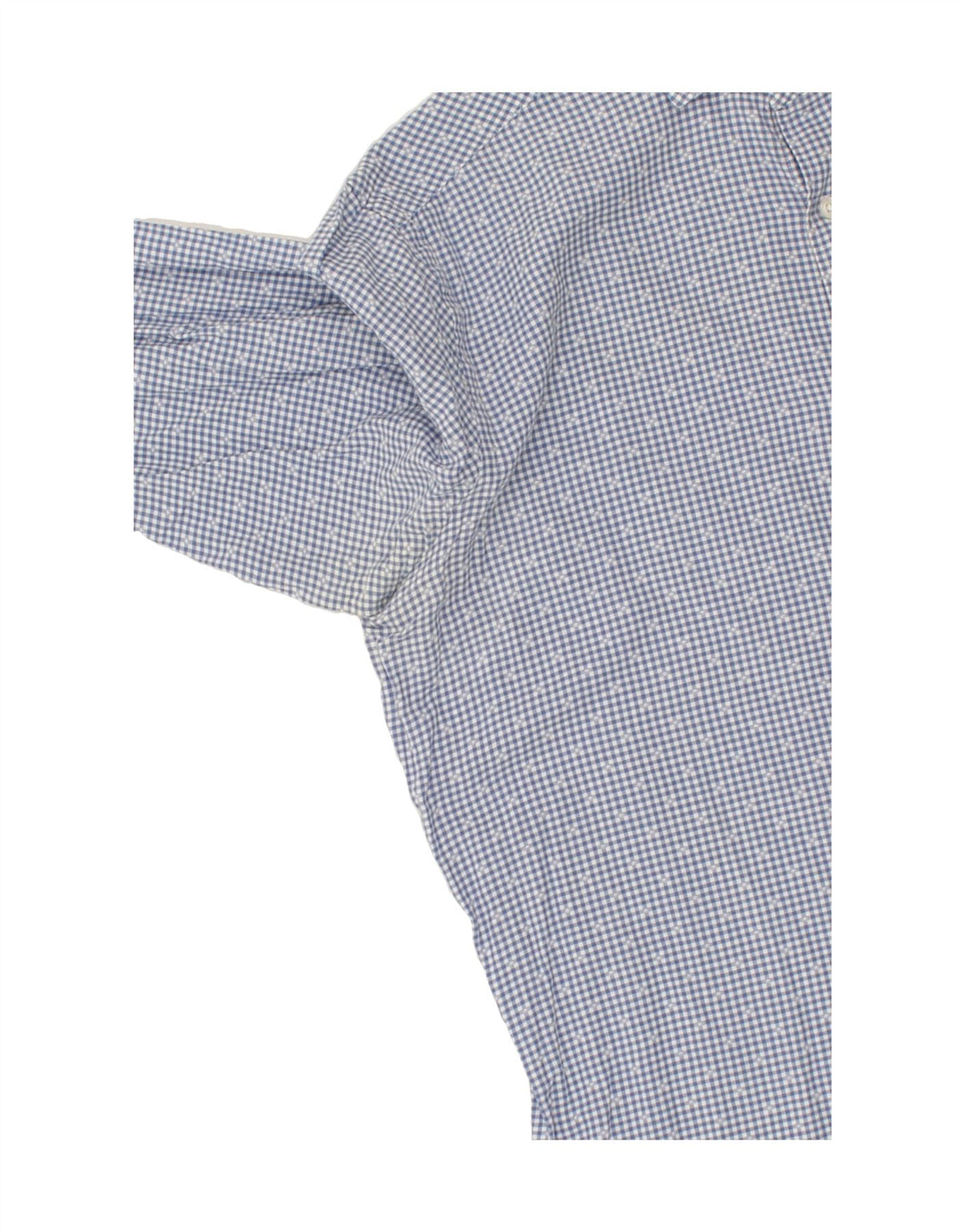 MASSIMO DUTTI Mens Shirt Large Blue Spotted Cotton Vintage Massimo Dutti and Second-Hand Massimo Dutti from Messina Hembry 