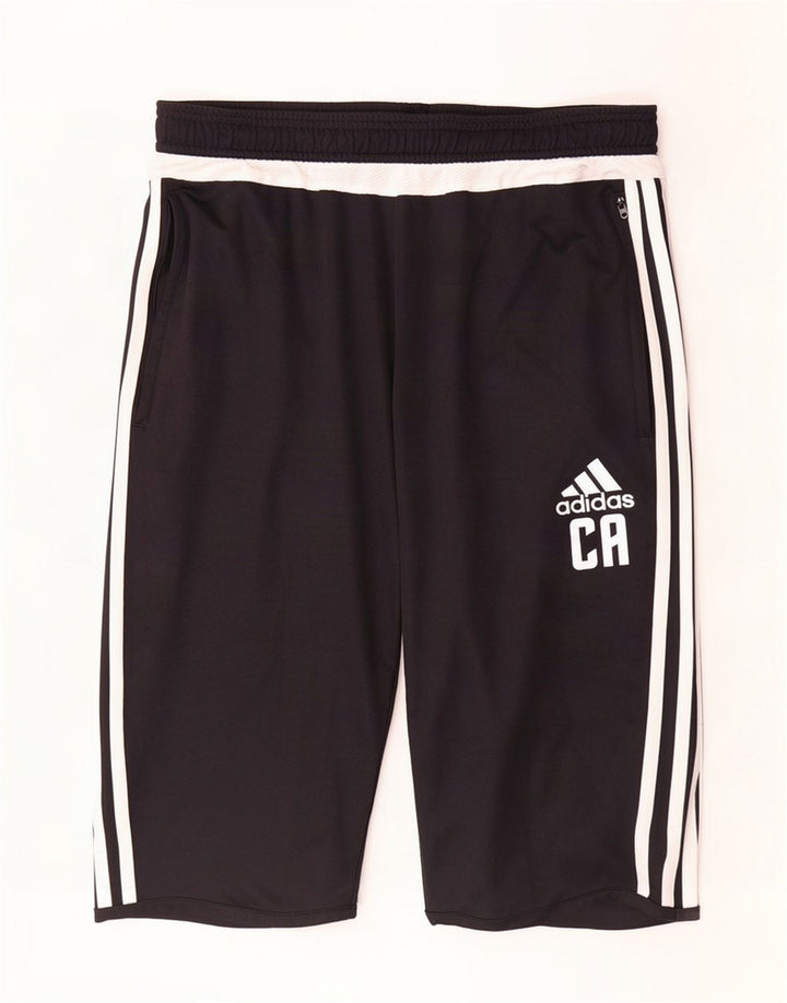 Adidas Mens Climacool Graphic Sport Shorts Medium Black Polyester