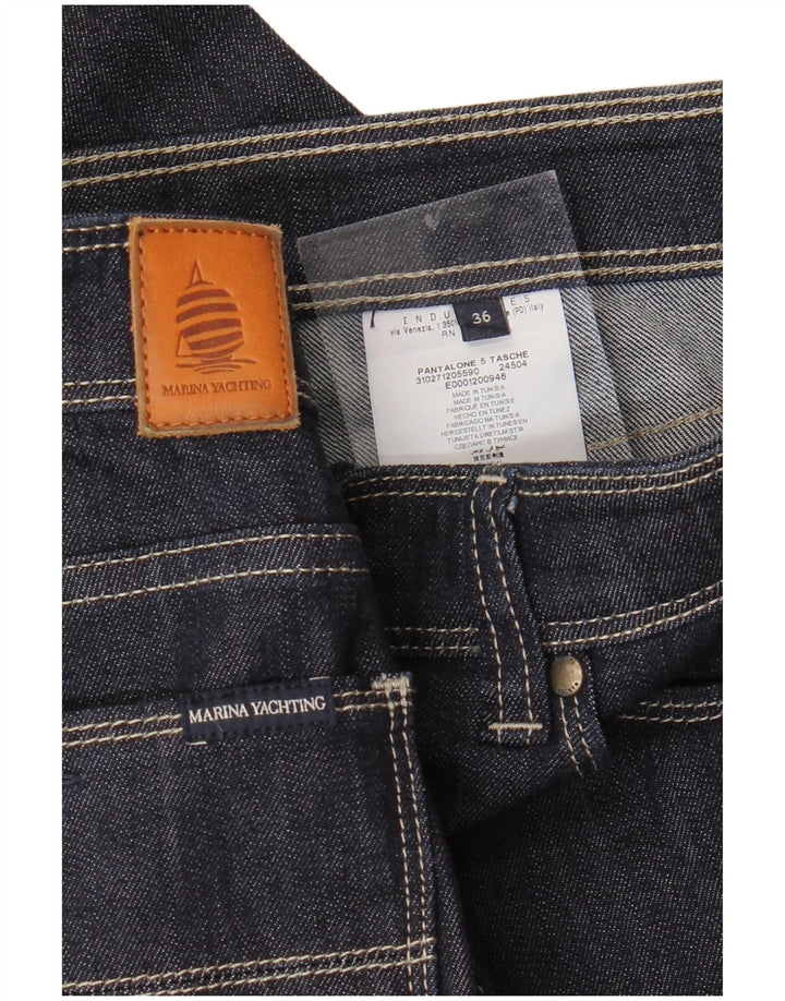 MARINA YACHTING Mens Straight Jeans W36 L29 Navy Blue Cotton