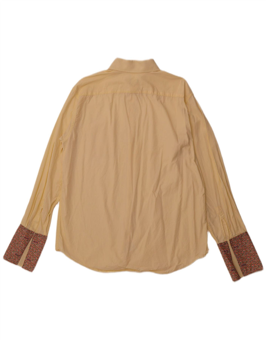 PAUL SMITH Mens Shirt Size 17 1/2 44 XL Yellow Cotton