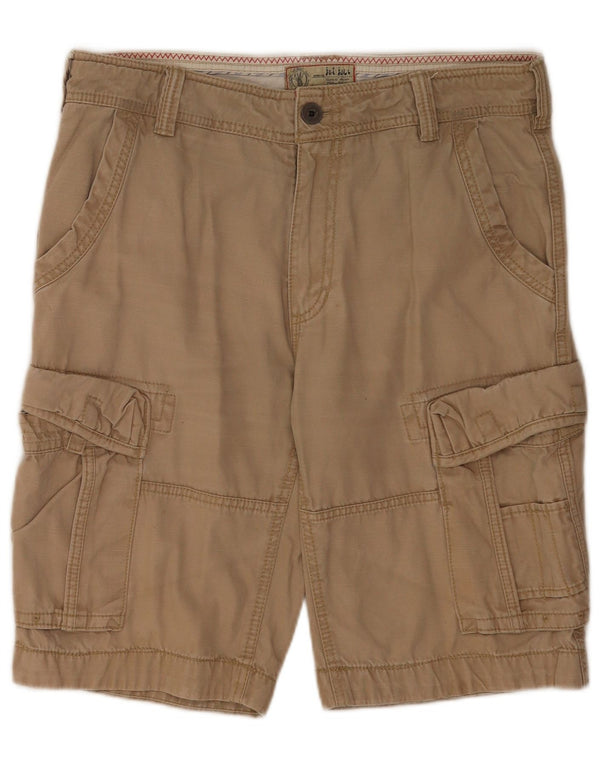 Fat Face Mens Cargo Shorts W34 Large Beige Cotton