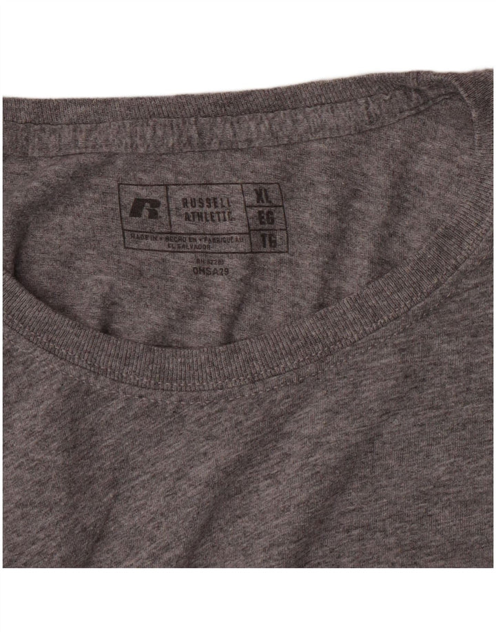 Russell Athletic Boys T-Shirt Top 14-15 Years XL Grey