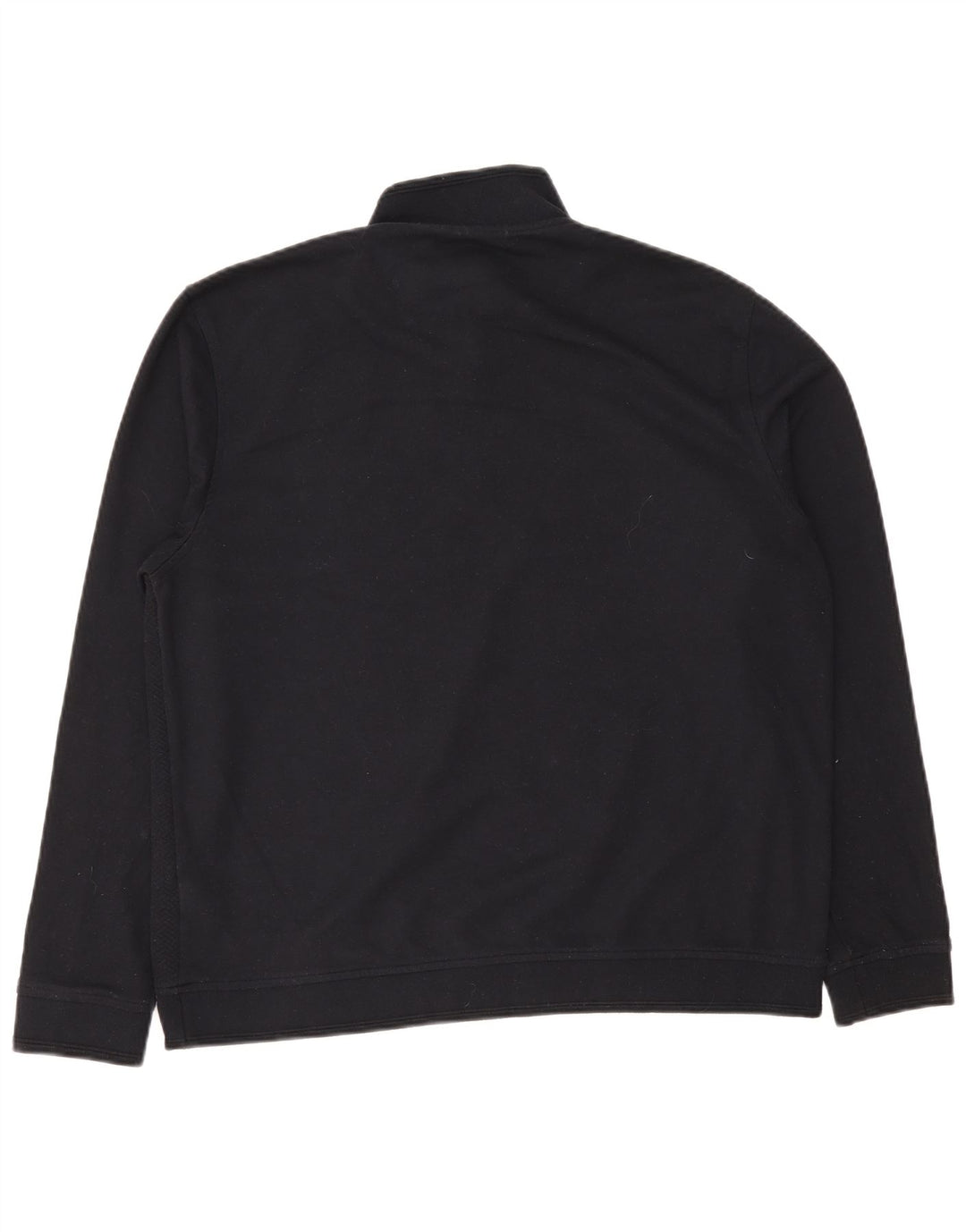 Ted Baker Mens Zip Neck Jumper Sweater Size 6 2XL Navy Blue