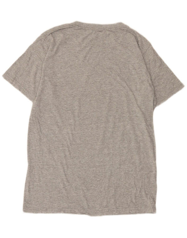Quiksilver Mens Regular Fit Graphic T-Shirt Top Small Grey Cotton