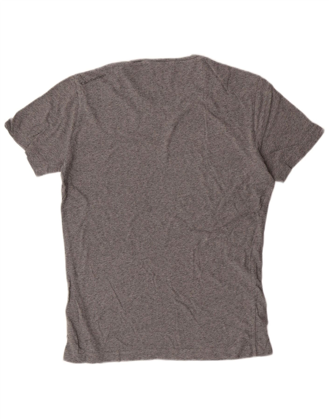 Calvin Klein Jeans Mens Graphic T-Shirt Top Small Grey Cotton