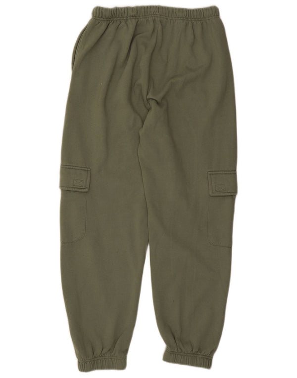Topshop Womens Cargo Tracksuit Trousers Joggers UK 12 Medium Khaki