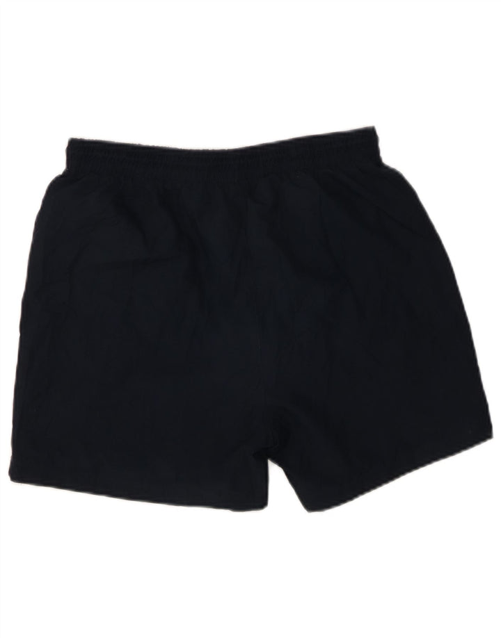 REEBOK Womens Sport Shorts UK 14 Large  Navy Blue Polyester