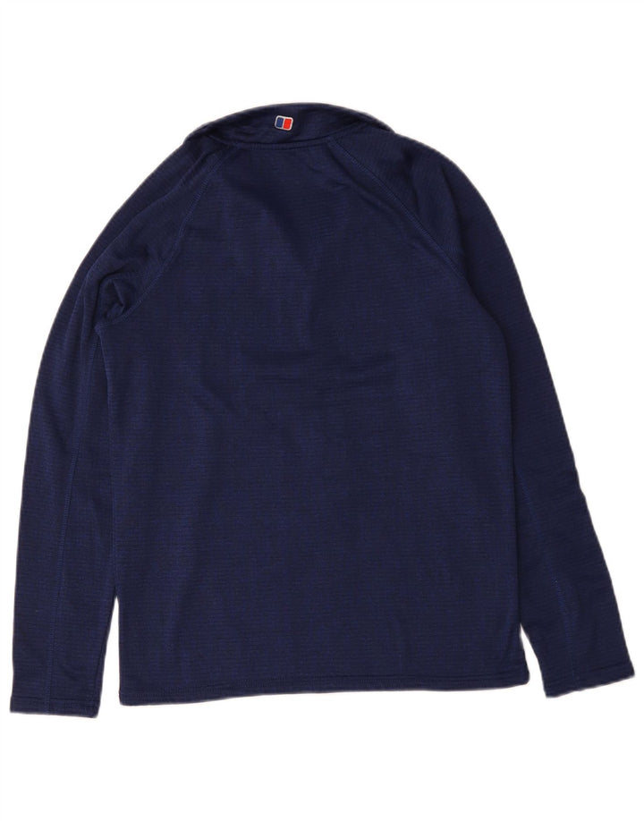 Berghaus Boys Zip Neck Pullover Tracksuit Top 12-13 Years Navy Blue