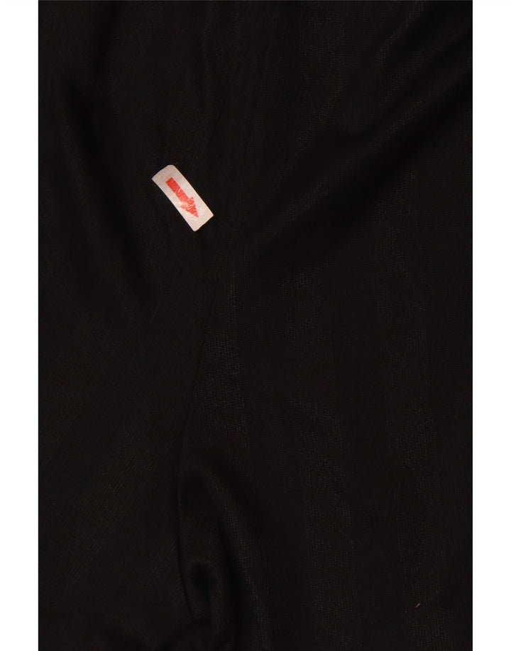 NIKE Mens Dri Fit Sport Shorts Medium Black Pinstripe Polyester