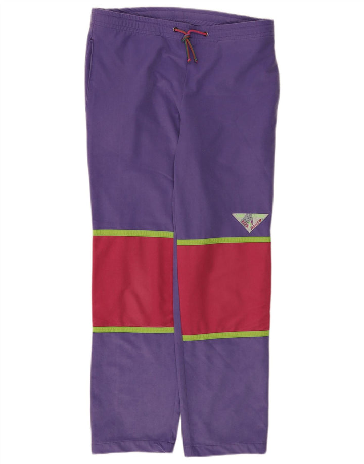 Bailo Womens Tracksuit Trousers Large Purple Colourblock