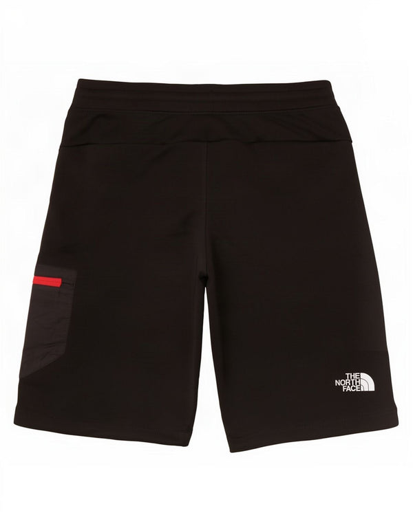 The North Face Boys Cargo Sport Shorts 11-12 Years Large Black Polyester