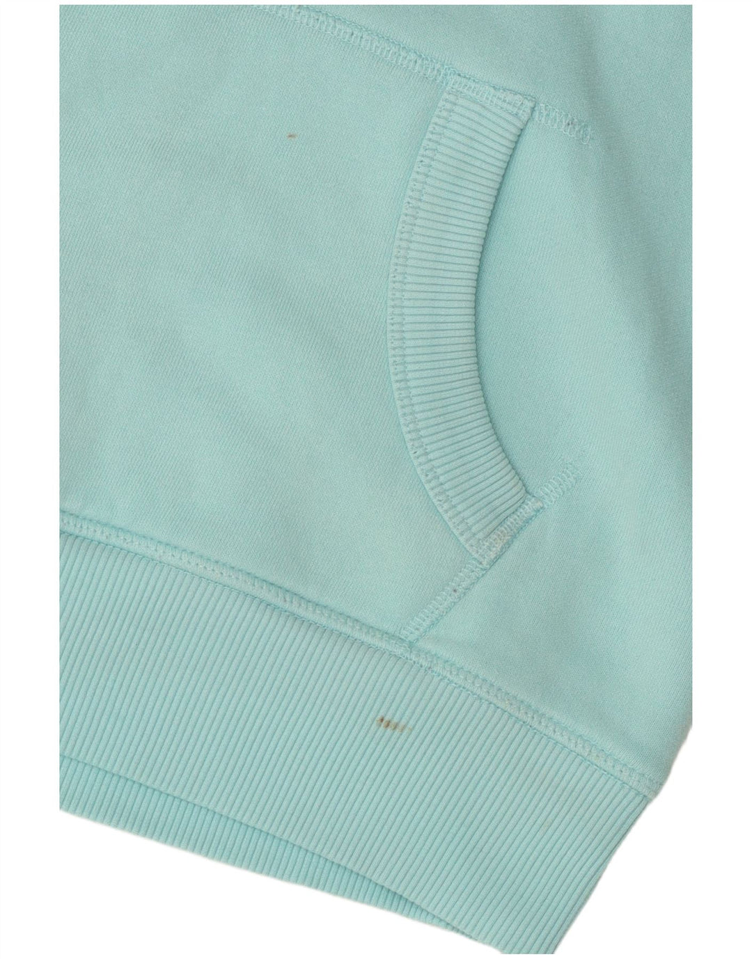 SUPERDRY Womens Oversized Graphic Hoodie Jumper UK 10 Small Turquoise