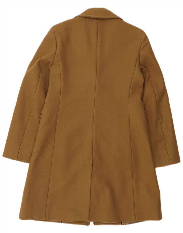 Intrend Womens Overcoat UK 4 XS Brown Wool