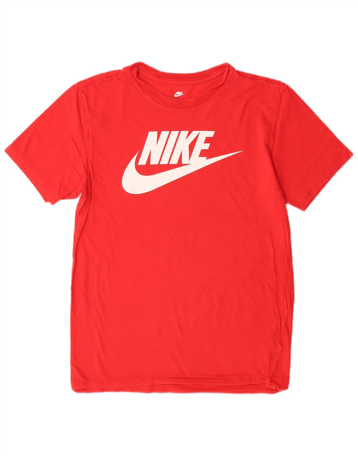 Nike Mens Graphic T-Shirt Top Small Red Cotton
