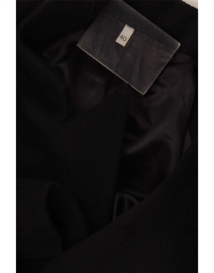 Vintage Womens Double Breasted Coat EU 40 Medium Navy Blue