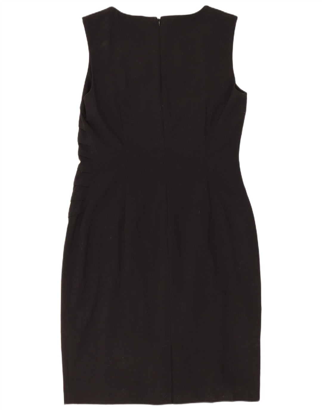 CALVIN KLEIN Womens Sleeveless Sheath Dress US 8 Medium Black Polyester