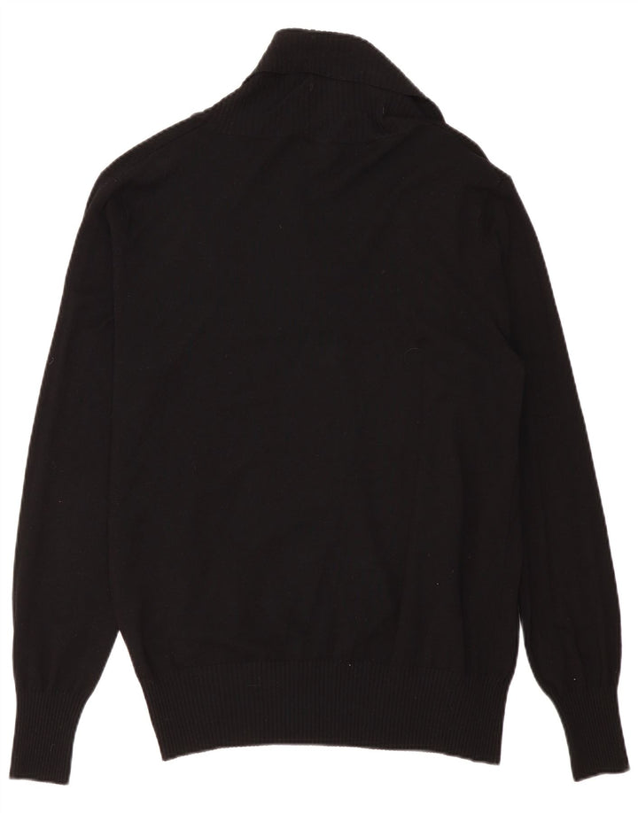 ZARA Mens Cardigan Sweater Large Black