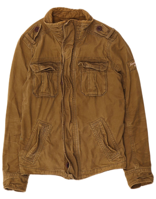 ABERCROMBIE & FITCH Mens Military Jacket UK 36 Small Khaki