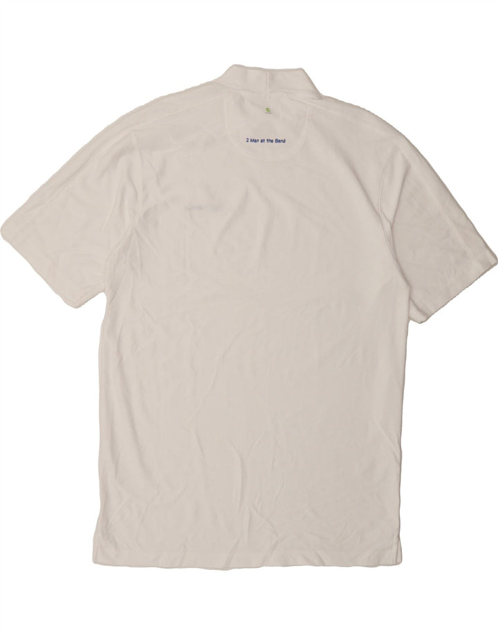 IZOD Mens T-Shirt Top Large White Polyester Vintage Izod and Second-Hand Izod from Messina Hembry 