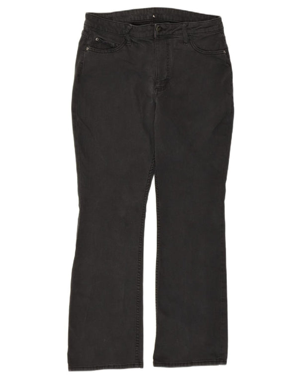 Lee Womens Bootcut Jeans UK 14 XL W36 L28 Grey Cotton